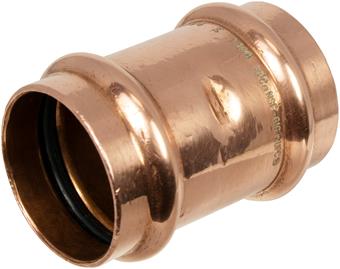 ApolloPress 800 Copper Press Coupling w/ Stop (P x P)