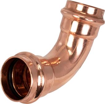 ApolloPress 807 Copper Press 90° Elbow (P x P)