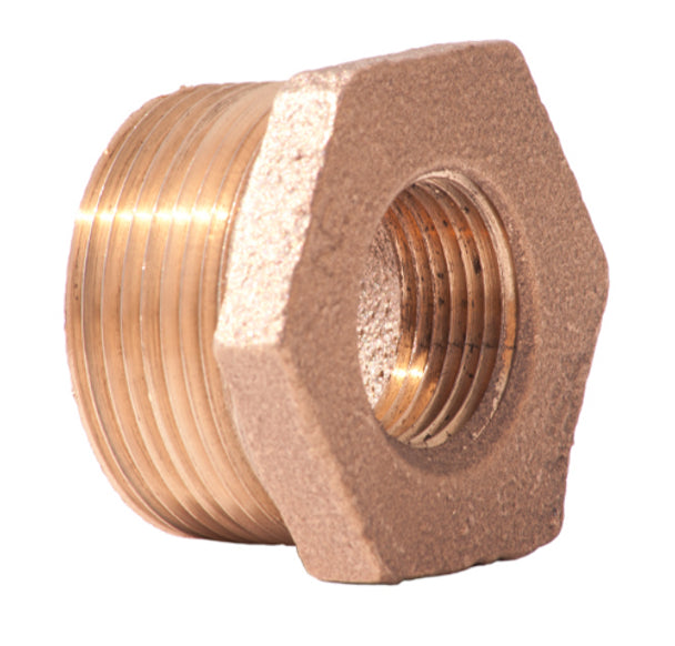 Brass 125# Cast Hex Bushing-LF Import