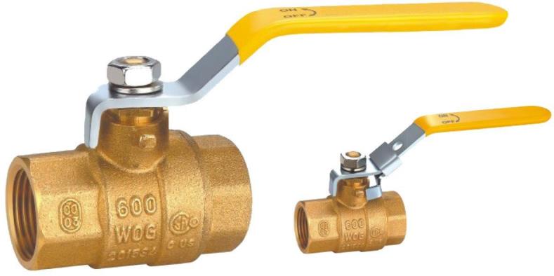 SMP 600# WOG Threaded Full Port Brass Ball Valve Lever Handle