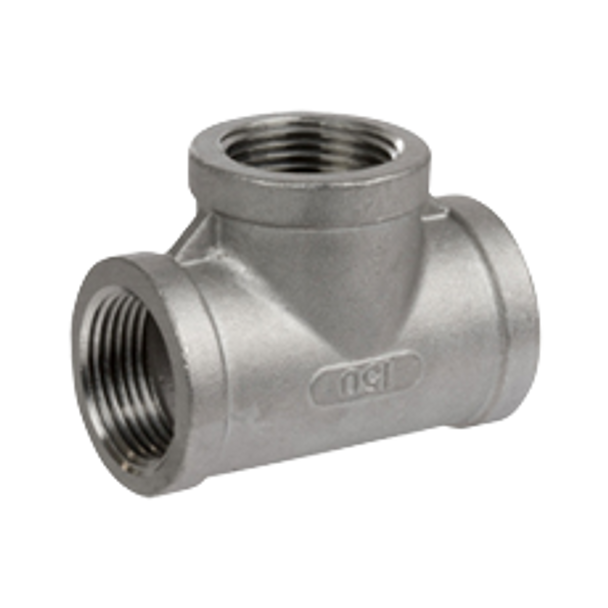 Stainless Steel 150# Threaded Tee SP114 Pattern