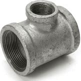 Galvanized Malleable Iron Threaded 150# Reducing Tees (Non China)