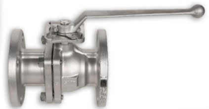 SMP 150# Flanged 316 Stainless Steel 2PC Ball Valve Locking Handle API607 Fire Safe