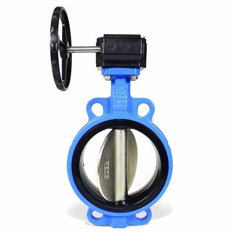 SMP Wafer Style Butterfly Valve DI Body Gear Op. 316ss Disc, EPDM Seat