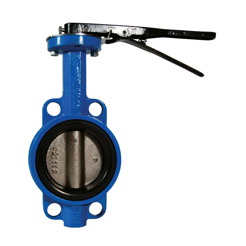 SMP Wafer Style Butterfly Valve DI Body Lever Op. 316ss Disc, EPDM Seat